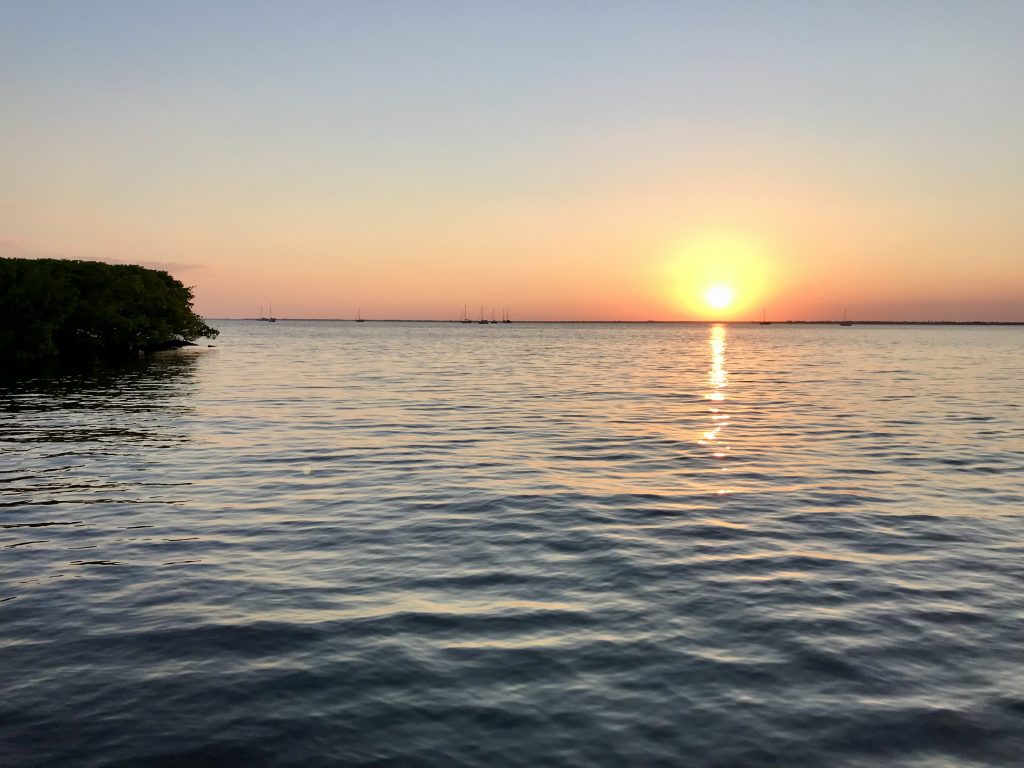 Sunset Gilchrist Park Punta Gorda